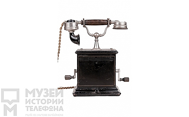 Настольный телефонный аппарат индукторным вызовом Mix&Genest Германия, 1910 г.