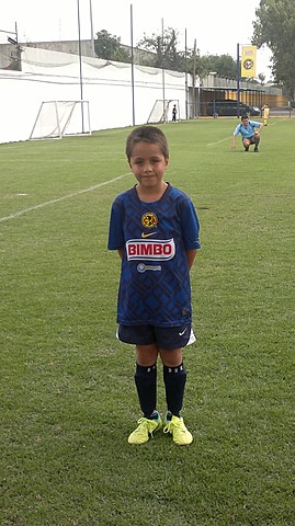 Comencé a entrenar fútbol