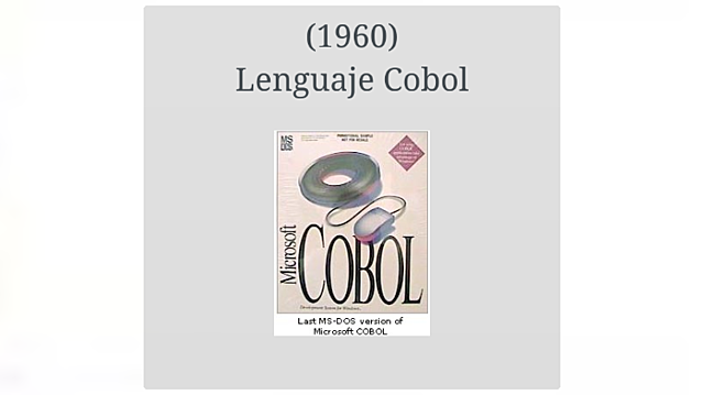 Lenguaje Cobol