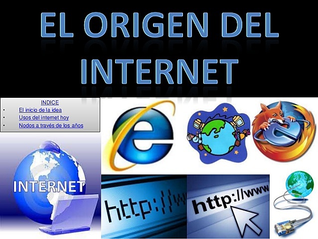 inicio del Internet