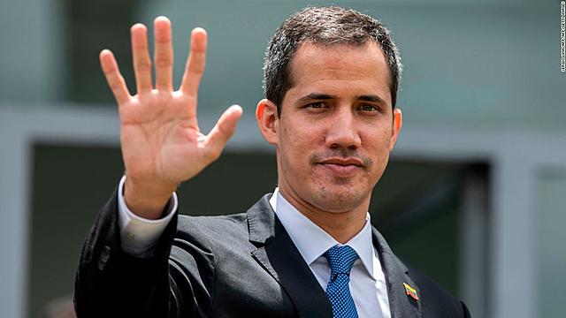 Guaido swears himself as interim president