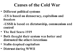 Cold War Main Cause