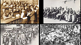 Timeline: Reorganización de las escuelas para adolescentes. La educación secundaria en Inglaterra en el período entre guerras.