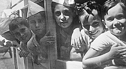 Evacuación de los niños