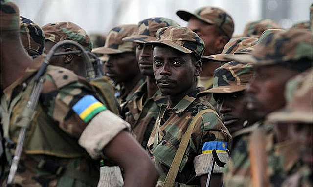 Rwandan troops attack