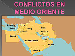 CONFLICTOS DE ORIENTE PÓXIMO