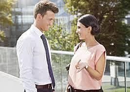 Encuentro de Juan Pablo y María después de algunos meses