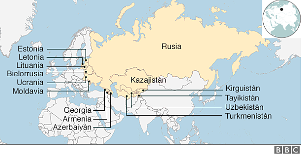 Desintegración de la URSS y dimisión de Gorbachov