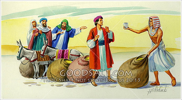 José engañando a sus hermanos