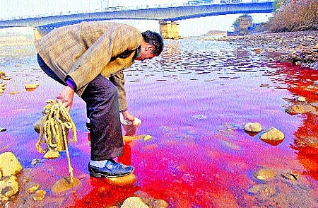 Destrucción del rio Amarillo