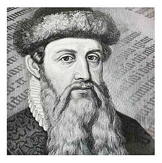 Gutenberg y la imprenta.