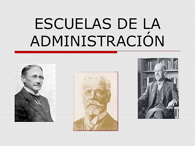 ESCUELAS DE LA ADMINISTRACIÓN