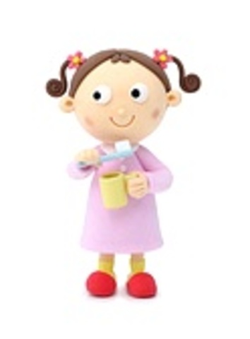 As I learned to wash my teeth