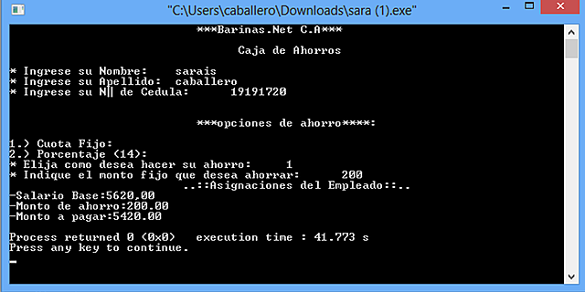 Inicio de la programación
