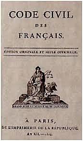 Publicación del Código Civil Francés o de Napoleón