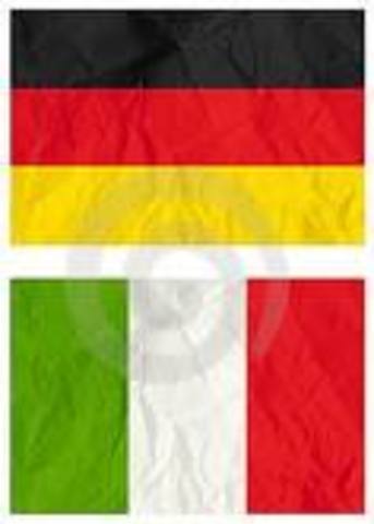 Italy declares war on Germany