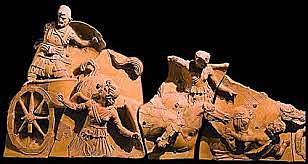 Los romanos derrotan a la monarqia Etrusca.