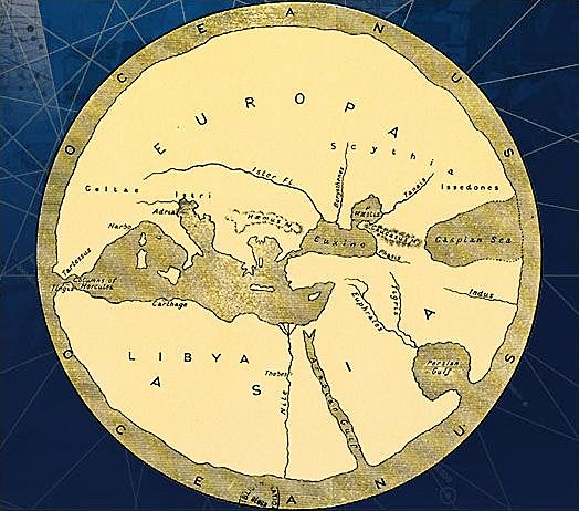 Mapa circular (Anaximandro Mileto)