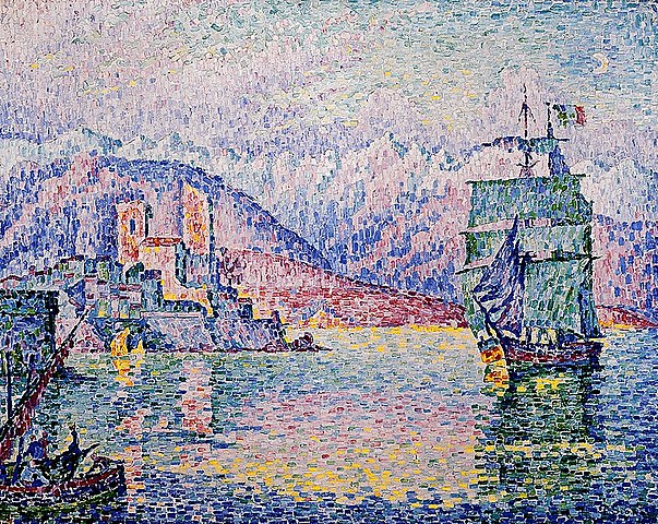 Antibes, le soir de Paul Signac