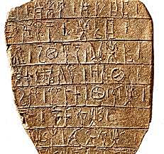 Creación del alfabeto.