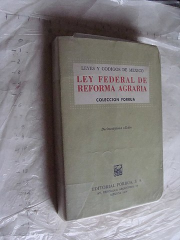 Ley Federal Agraria