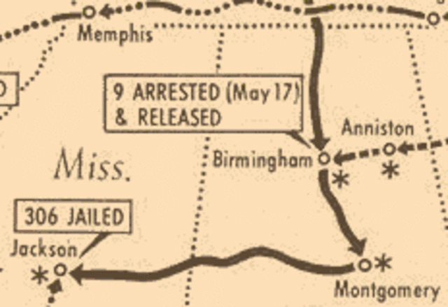 Freedom Riders Seek Integration