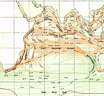 Ptolemies learns about the monsoon system in the Indian Ocean