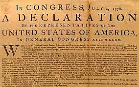 Declaración de la independencia de los Estados Unidos