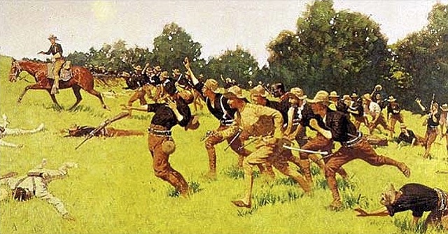 The Charge of San Juan Hill by the Rough Riders