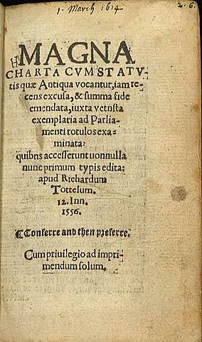 Declaración de la Carta Magna