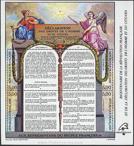 Declaración de los Derechos del Hombre.