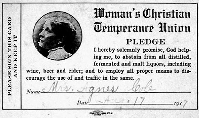Woman’s Christian Temperance Union