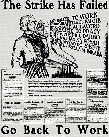 AFL Strike Against Steel Mills