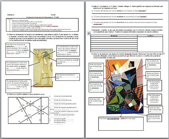 Trimestral de Matemática - 1° Año