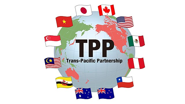 Tratado de Asociación Transpacífico (TPP): Australia, Brunei Darussalam, Canadá, Chile, Estados Unidos, Japón, Malasia, Nueva Zelanda, Perú, Singapur y Vietnam