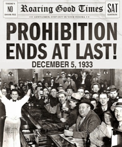 New Deal Programs – Ended Prohibition