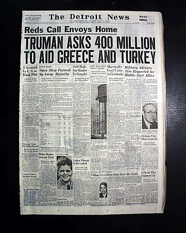 Truman Doctrine and Marshall Plan