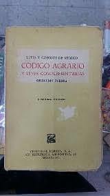 El Código Agrario de 1934.