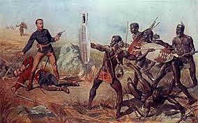 Shaka defeats Zwide at the battle of Mhlatuze river