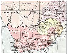 British seized Cape Colony in early nineteenth century, abolished slavery in 1833