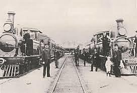 First railroad and telegraph line opened from Kimberley to Cape Town