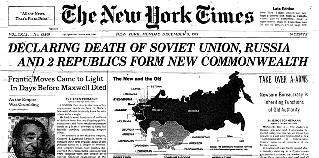 End of the Soviet Union
