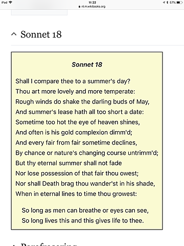 Sonnet 18