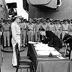 September - Japan surrenders