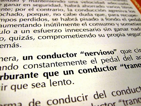 Aparecen las letras negritas.