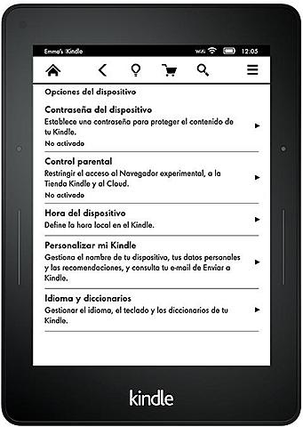 Se comercializa el lector Kindle.