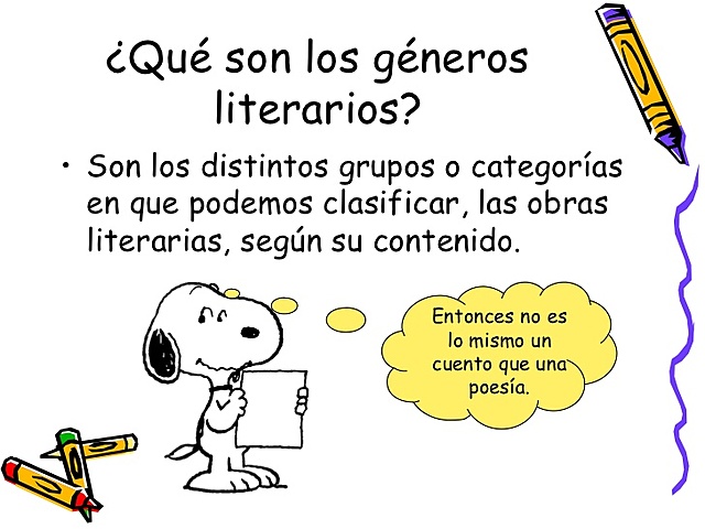 Géneros Literarios