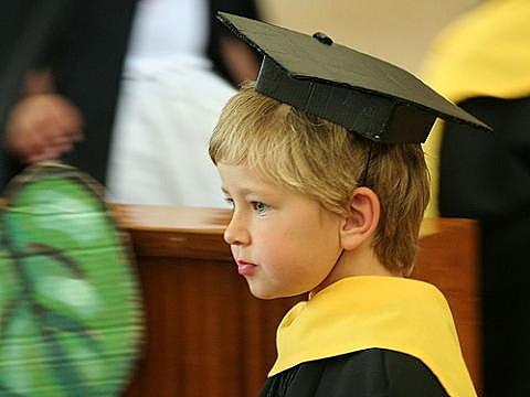 my first school graduation