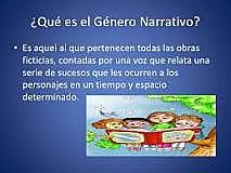 Género Narrativo