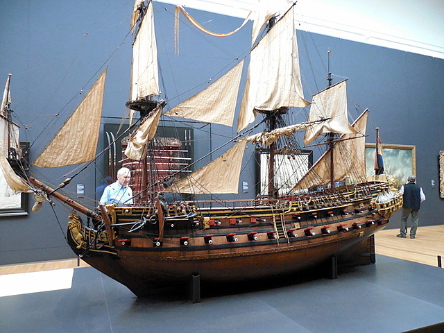 Scheepsmodel William Rex, Adriaen de Vriend, Adriaen Davidsen en Cornelis Moesman